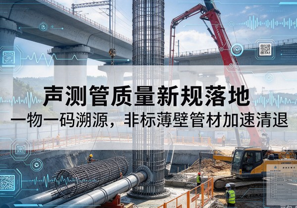 江永声测管质量新规落地，一物一码溯源，非标薄壁管材加速清退