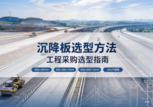 江永沉降板选择方法